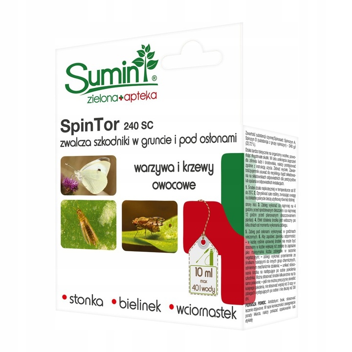 

Spintor Środek Owadobójczy 10ml Stonka Bielinek
