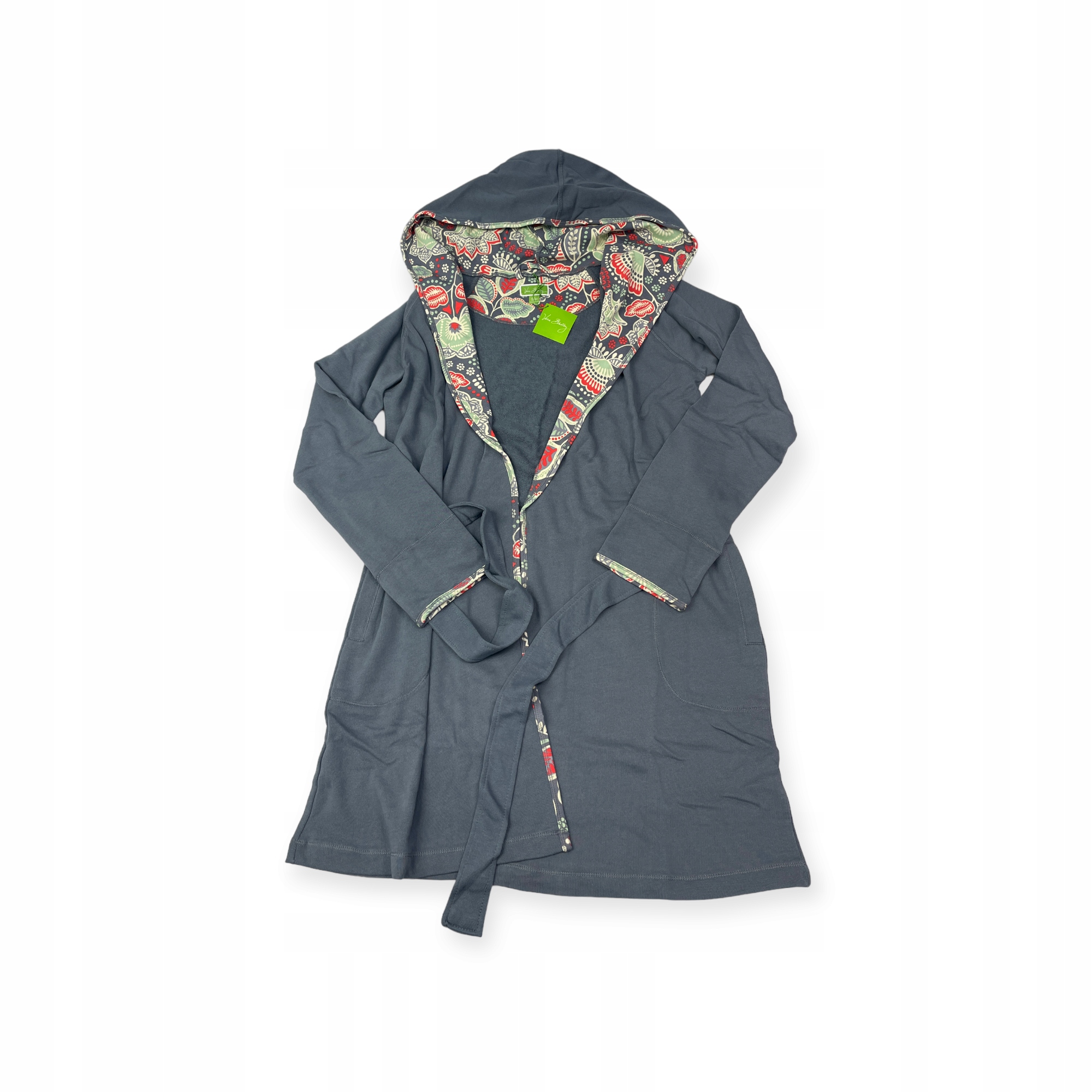 Šedý dámský noční župan s kapucí Vera Bradley S/m