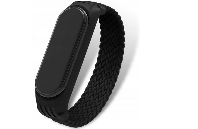 Beline pasek Mi Band 5/6 Textile czarny8