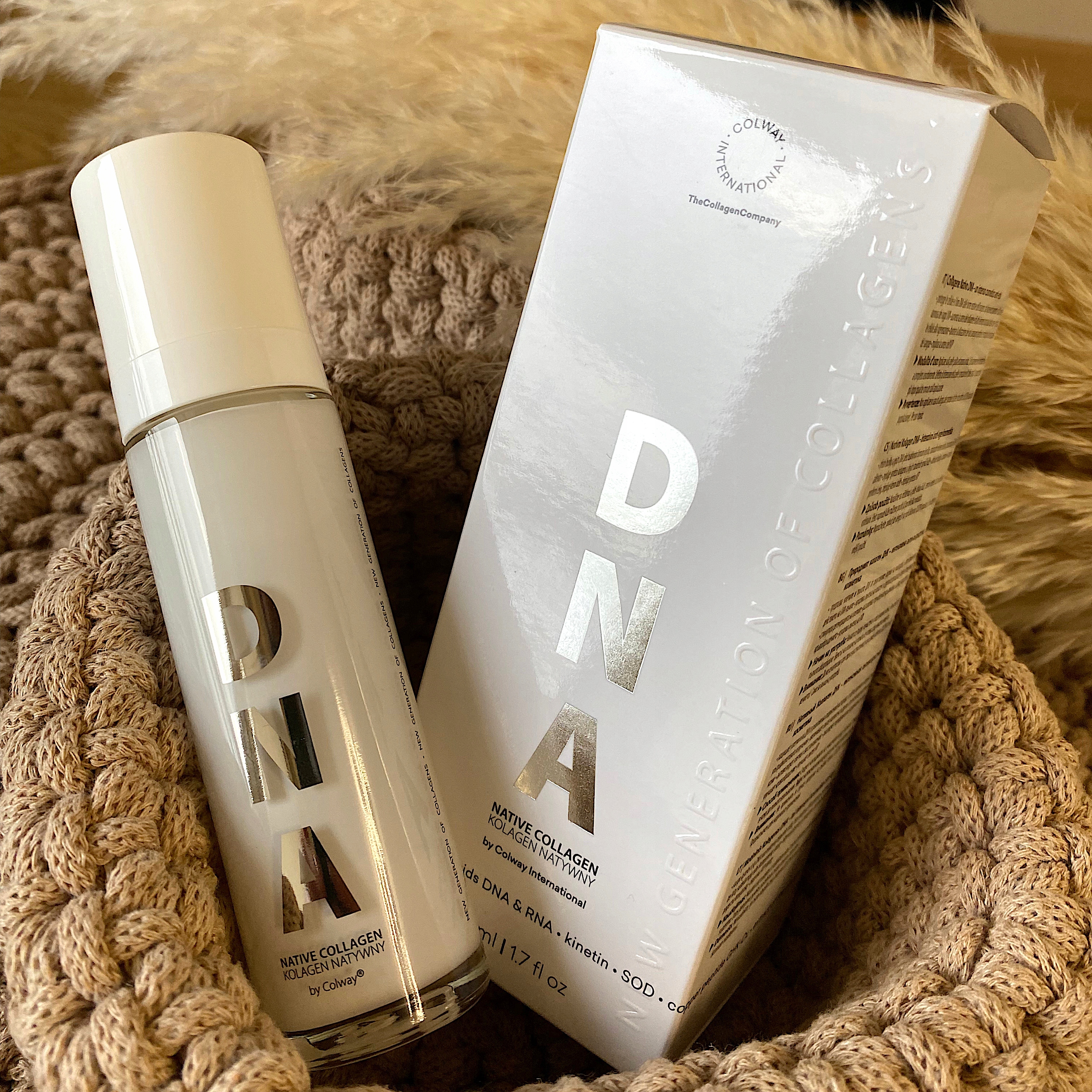 KOLAGEN Natywny DNA Colway 50 ml UELASTYCZNIA, NAPINA i ROZŚWIETLA skórę Marka Colway