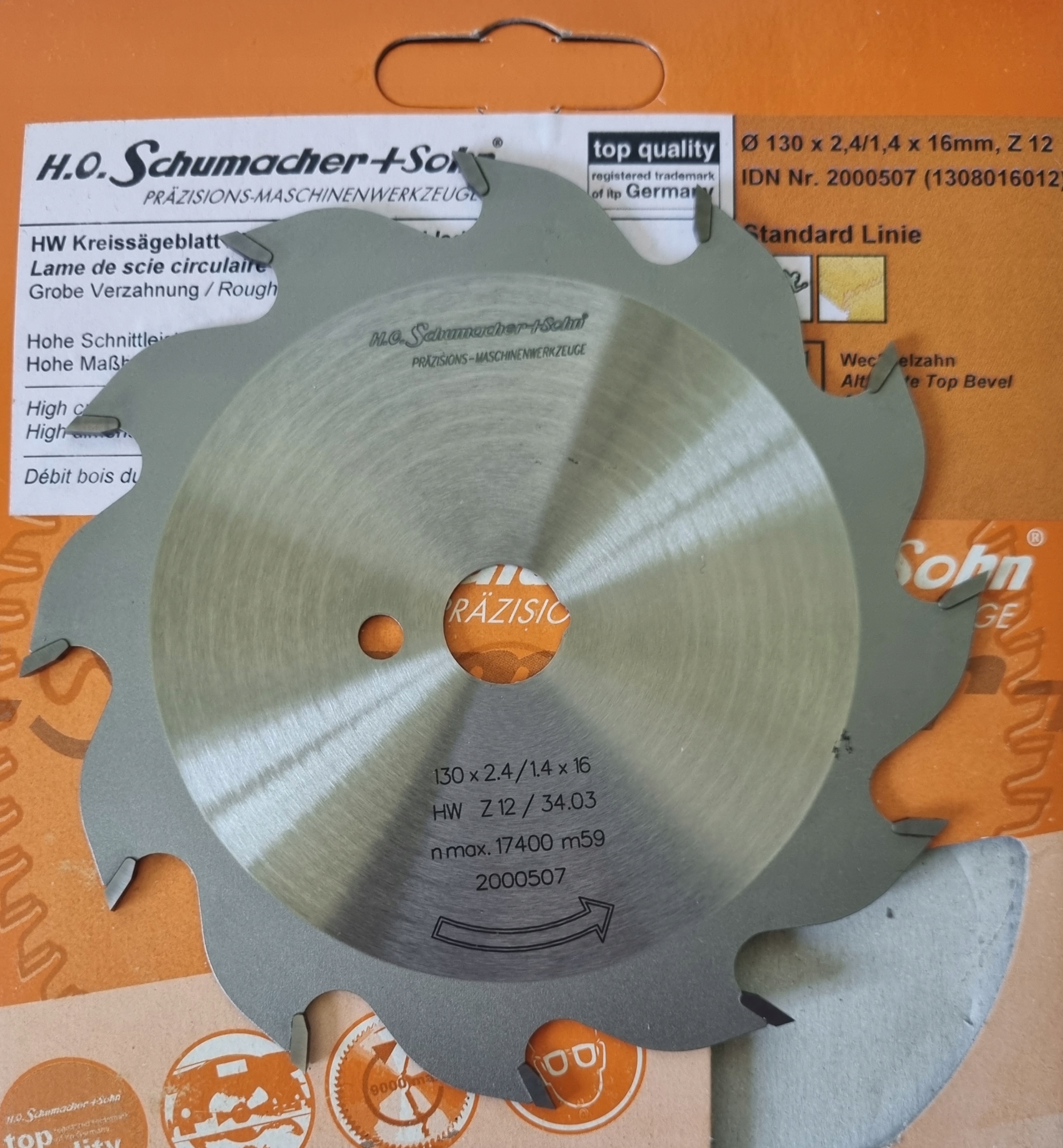 

Schumacher Tarcza pilarska piła 130x16mm 12z Widia