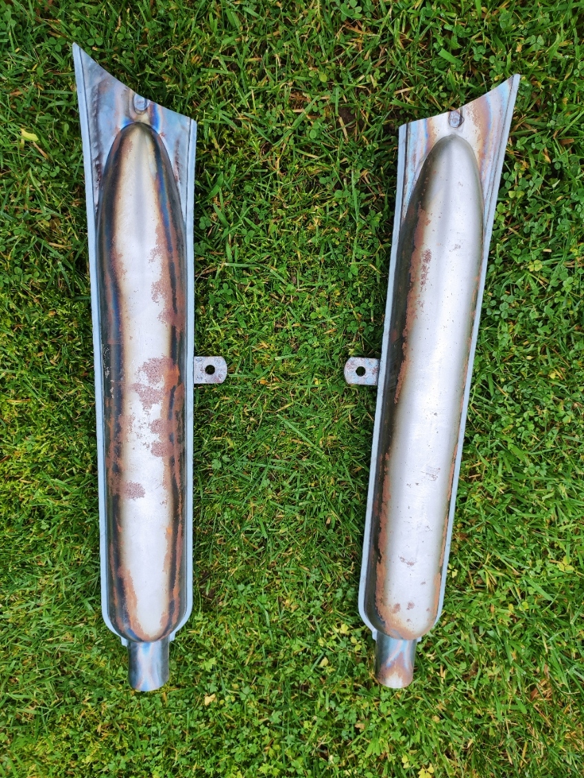 Tlumič Výfuku Rybičky Surový M-72 K-750 Ural Dněpr Polský Výrobek