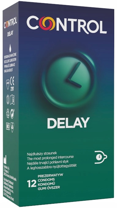 

Control Delay prezerwatywy opóźniają wytrysk 12szt