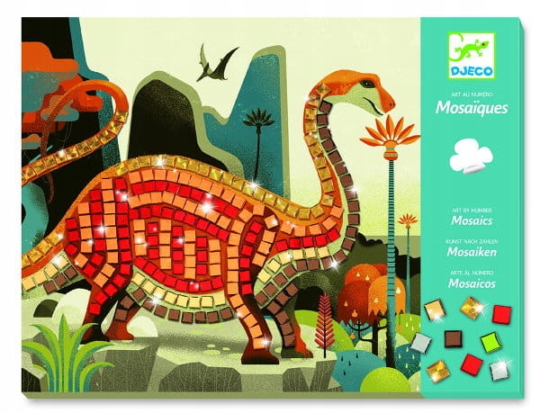 

Djeco Mozaika Wyklejanka Mozaiki Dinozaury