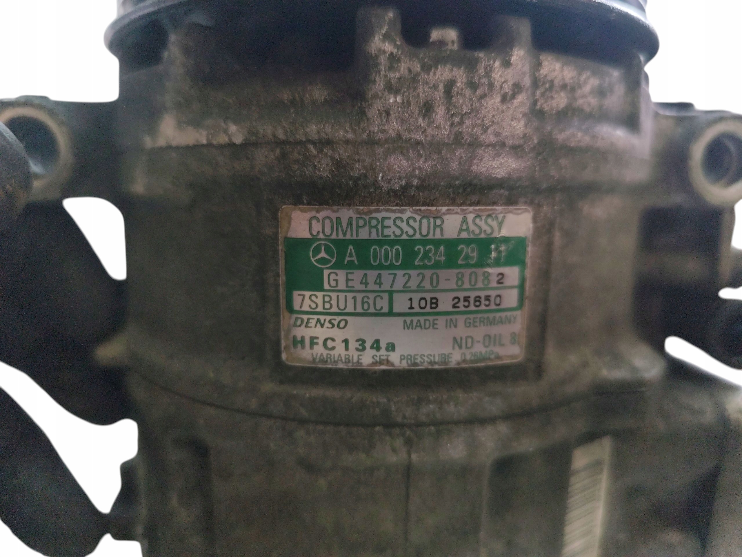 compressor compressor; of the air conditioning MERCEDES E 210 W203 CROSSFIRE A0002342911