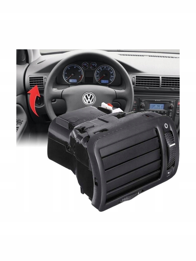 Mřížka Přívodu Vzduchu Volkswagen Passat B5 Fl 1996-2005 Levá 3B0819703A