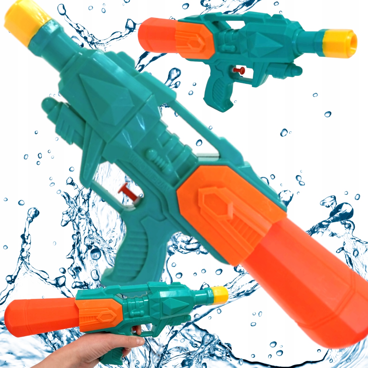 DUŻY PISTOLET NA WODĘ KARABIN ZABAWKA WODNA DLA DZIECI ŚMIGUS DYNGUS