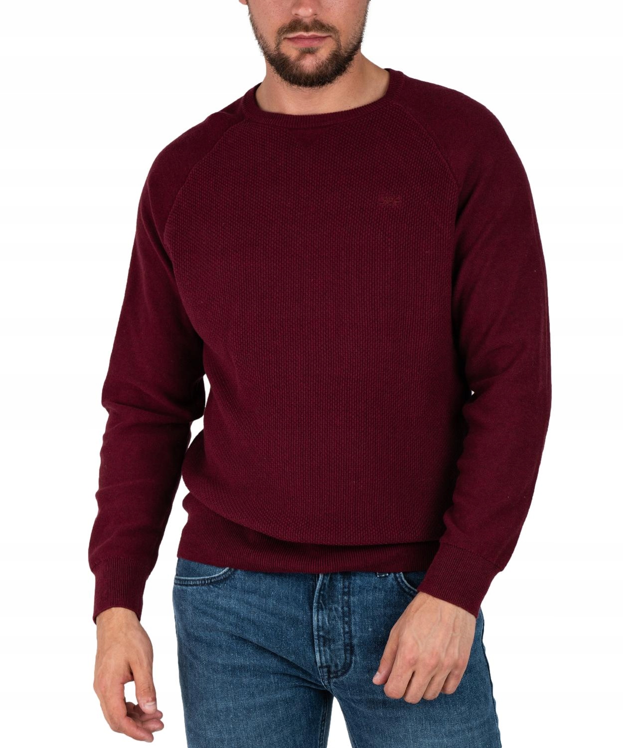 Sweter Lee Raglan Crew Knit L83PKHA84 Port XXL