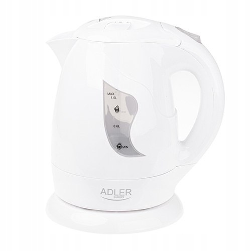 Ad 08 White Czajnik Plastikowy 1,0 L