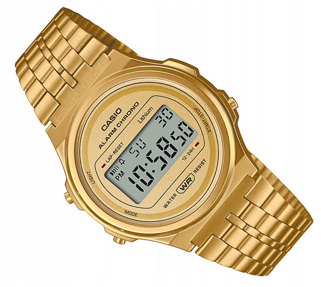 Zlaté Hodinky Casio Vintage A171WEG-9AEF Retro