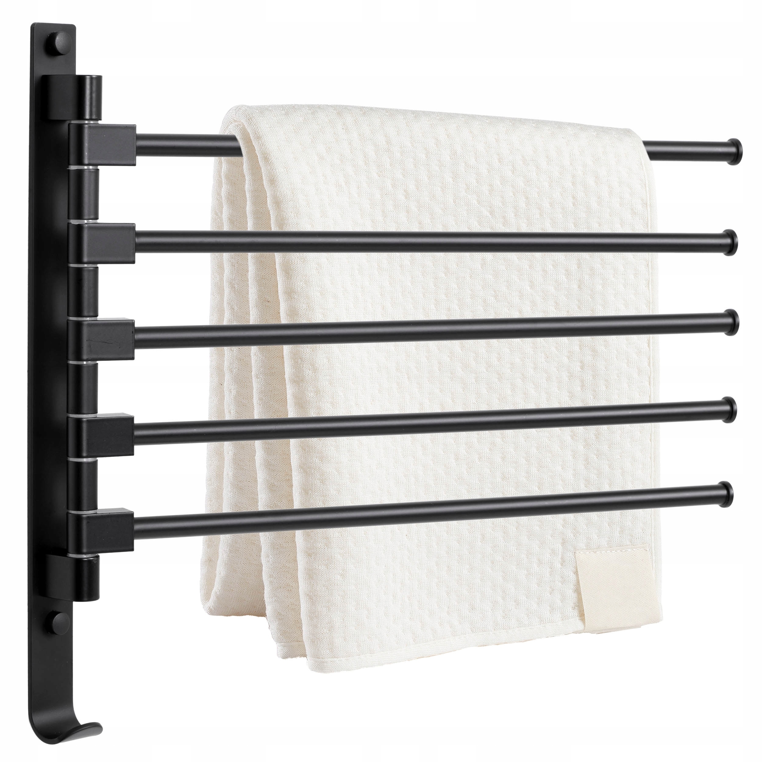 

Wieszak Obrotowy Łazienkowy Na Ręczniki Czarny