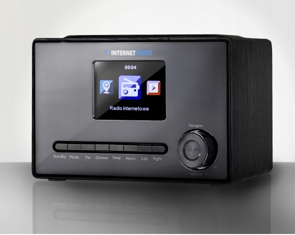 ODBIORNIK RADIOWY INTERNETOWY WIFI RADIO ZEGAR KUCHNI SALONU BUDZIK USB B8R