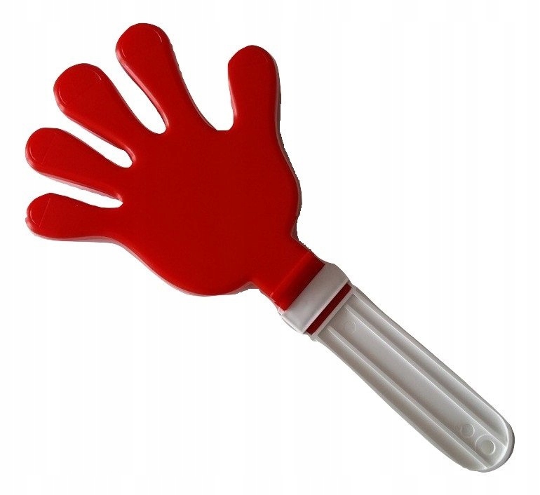 

Łapka kibica, klaskacz, kołatka Polska 28 cm
