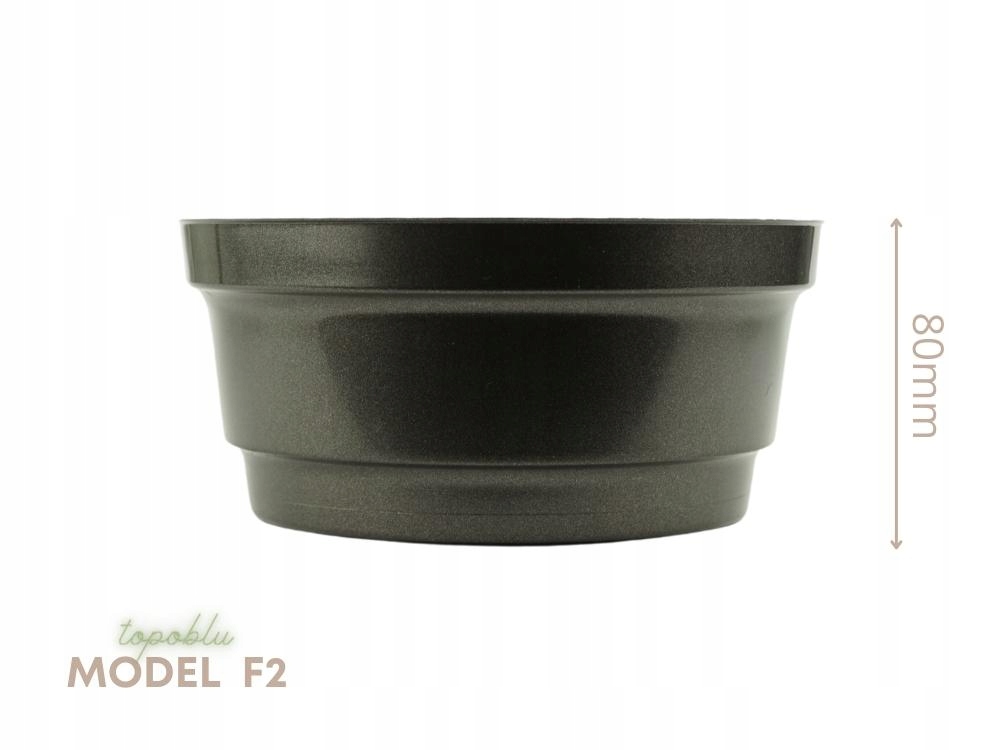 DONICZKA NA CMENTARZ GRAFITOWA PLASTIKOWA 18 CM Typ inny