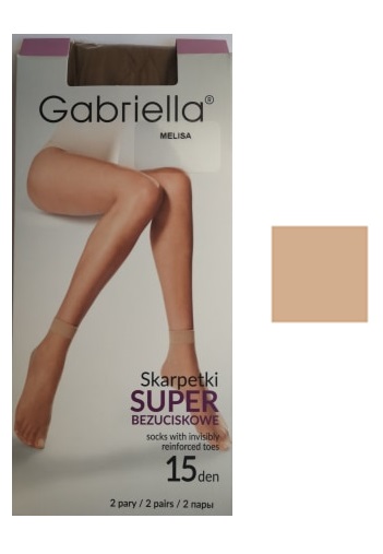

Gabriella skarpetki Super bezuciskowe 2 x Nocciola