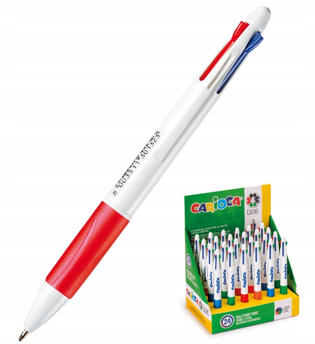 

Długopis wielokolorowy Carioca 40146