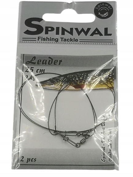 Przypon wolframowy 25cm 9kg SPINWAL