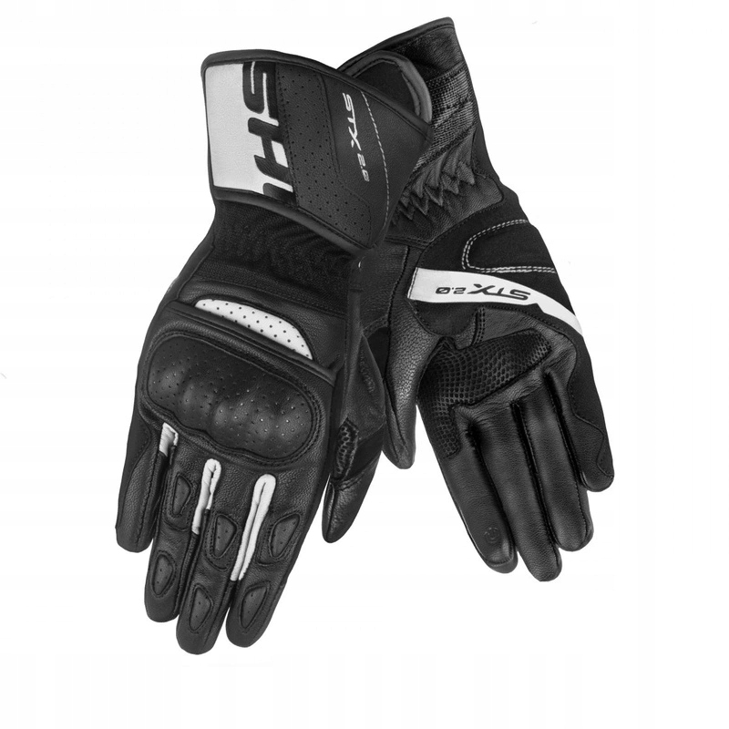 Pánske motocyklové rukavice Shima Stx 2 2.0 White Black Zadarmo