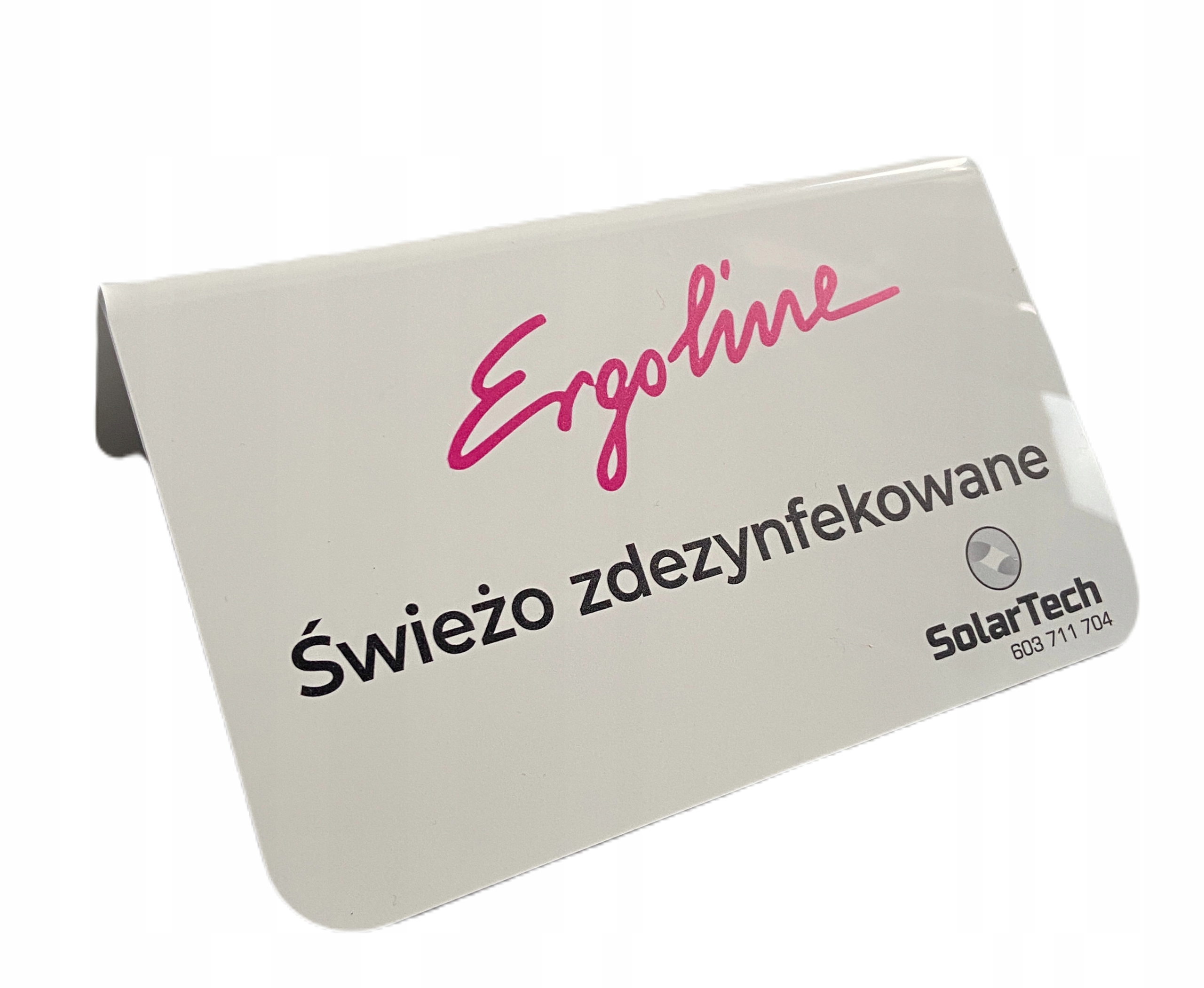 Tabliczka "ŚWIEŻO ZDEZYNFEKOWANE"