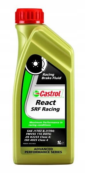Płyn hamulcowy CASTROL SRF REACT RACING BRAKE 1L