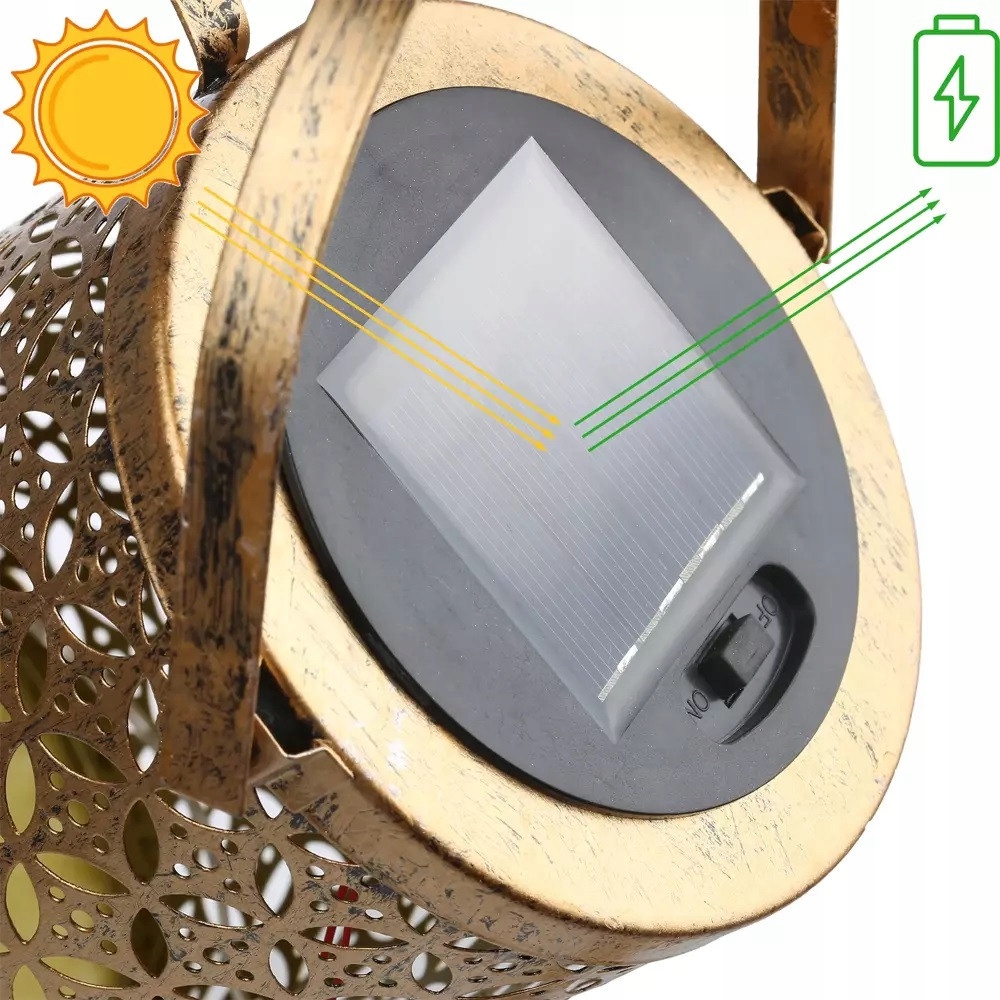 Ogrodowa lampa solarna LED Konewka | 95 cm, 600 mAh Marka Interlook