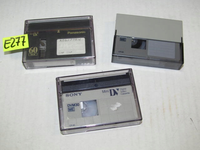 3 x KASETA MINI DV RÓŻNE - E277