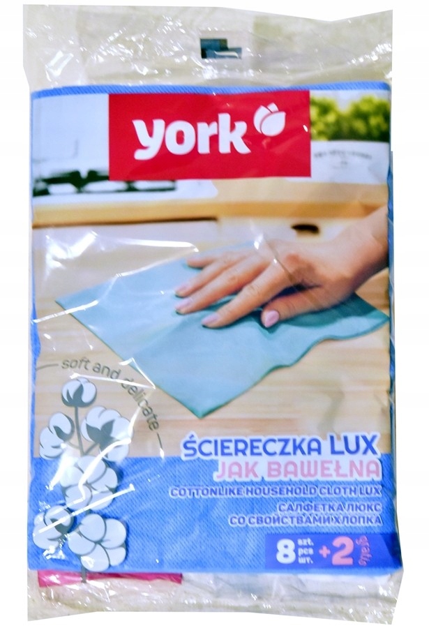 

York ścierki bawełniane 8+2