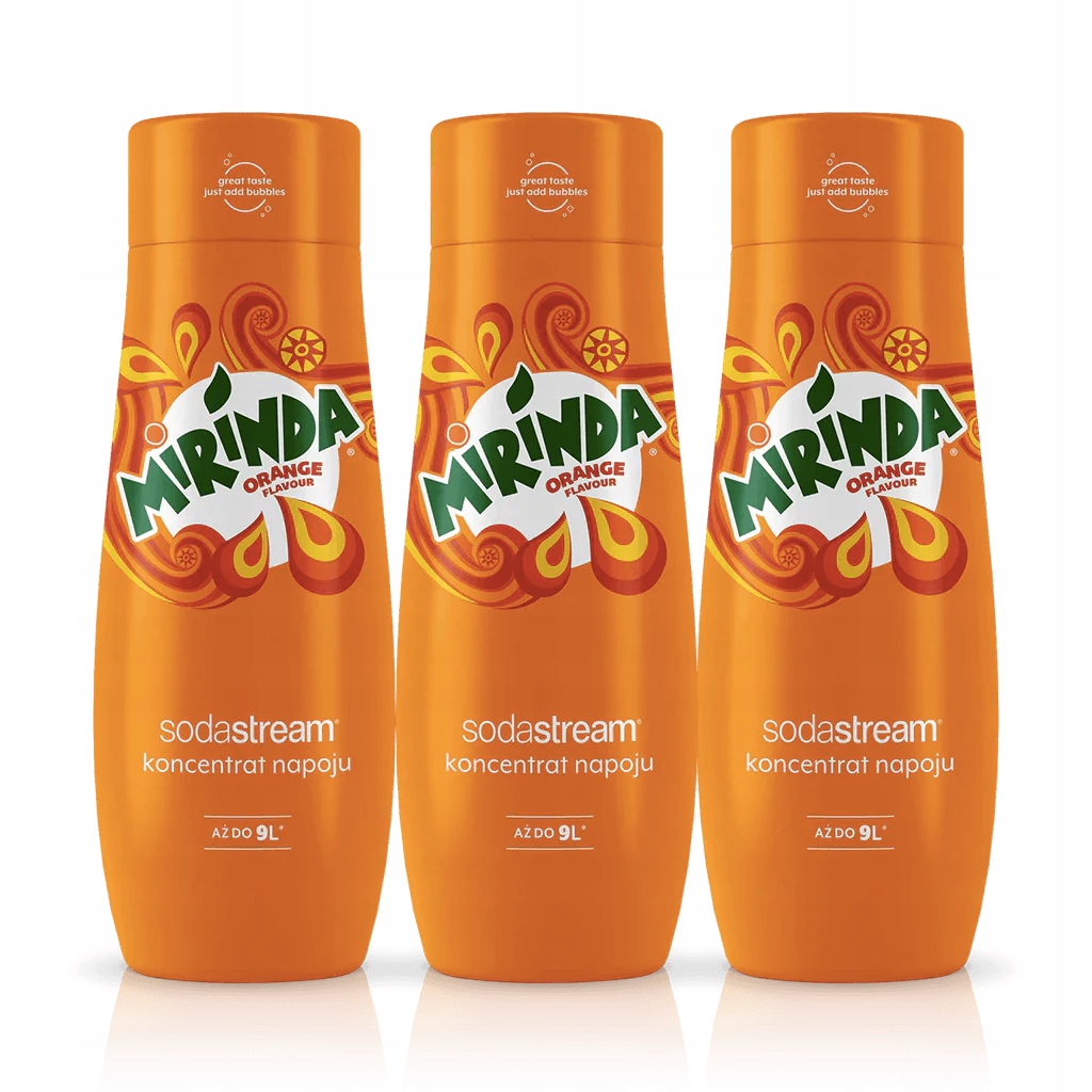 

Sodastream Zestaw koncentratów 3 x Mirinda, 440ml