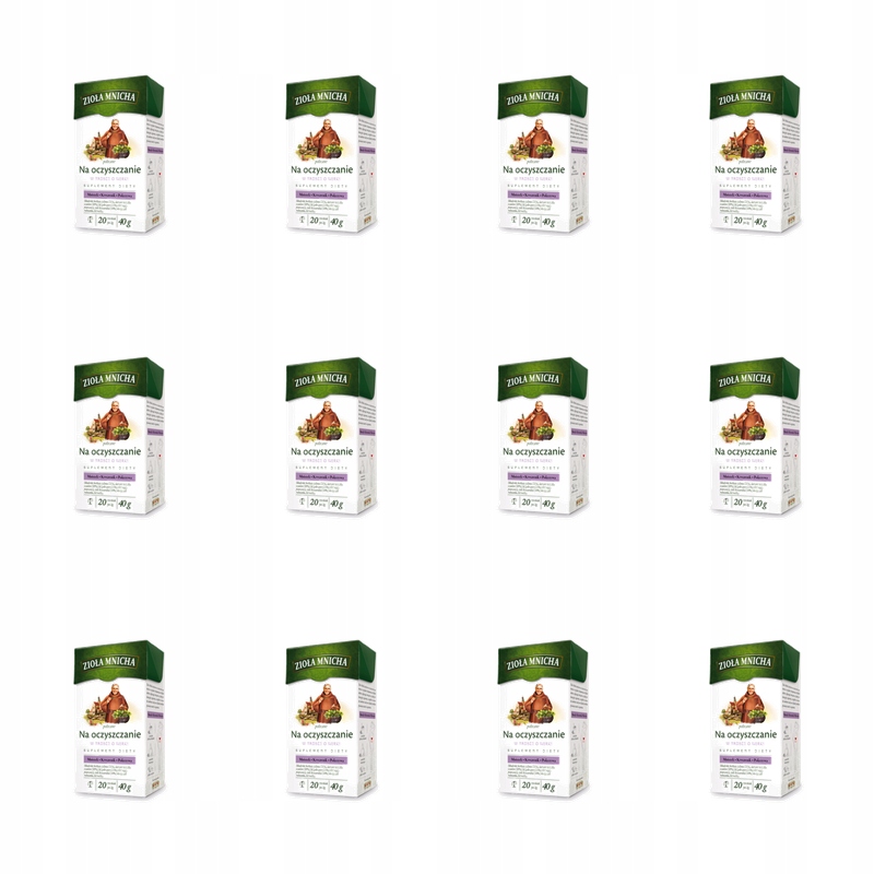 Zioła Mnicha na oczyszczanie 20tb/40g X12