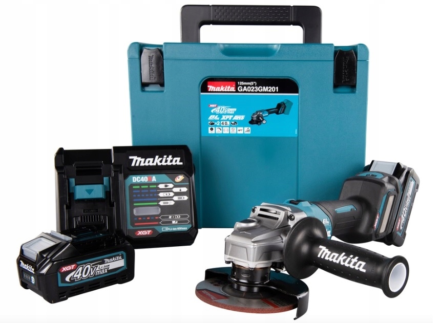 Makita GA023GM201 Úhlová Bruska 125 mm 40 V Aws