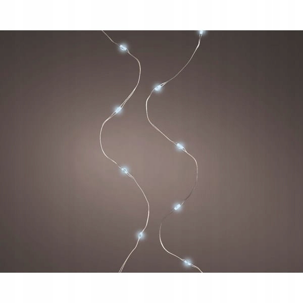 

lampki choinkowe Led 95cm Baterie Białe Ciepłe