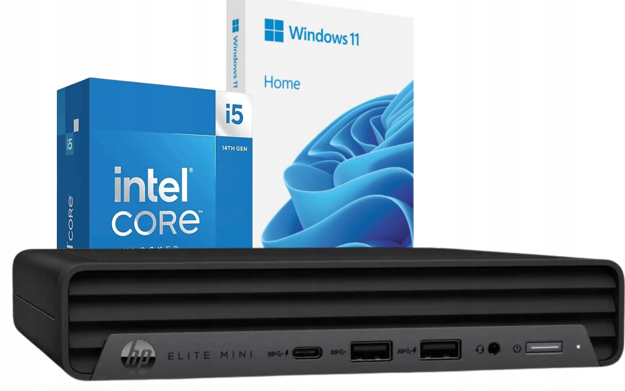 Nowy Komputer Hp Elite Mini 800 G9 Core i5 14gen 16GB DDR5 256 Gb Ssd Win11