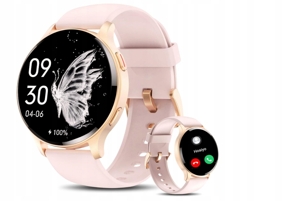 Inteligentny Zegarek Smartwatch Hoaiyo V51 Różowy Odbieranie Połączeń