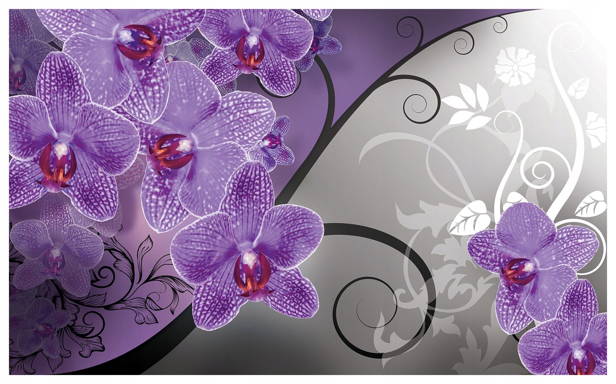 Fototapeta Orchidea fialová vinylová abstrakcia 416x254 lepidlo