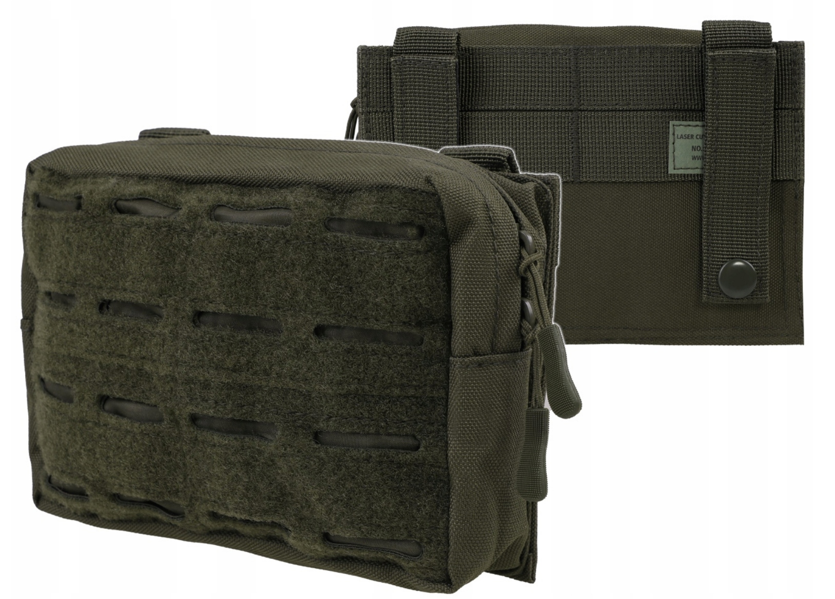 Kieszeń saszetka organizer zasobnik Mil-Tec Laser Cut Small Olive