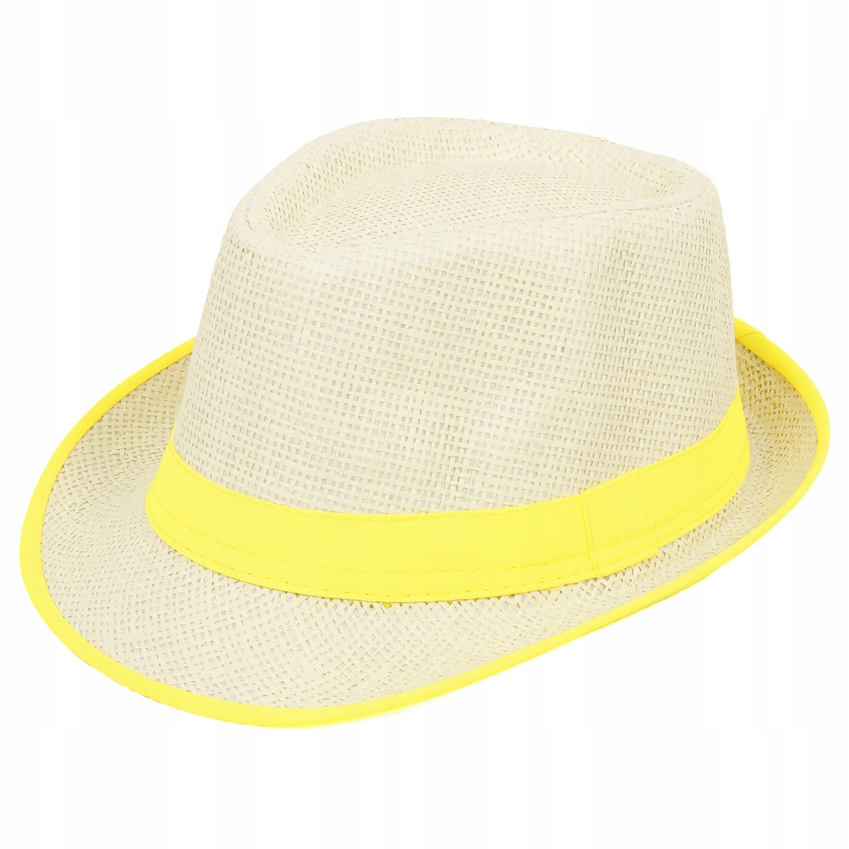 

Klasyczny Kapelusz Z Żółtym Otokiem R130 ROZ.58