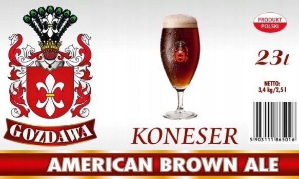 Levně Pivní pivo Koneser American Brown Ale