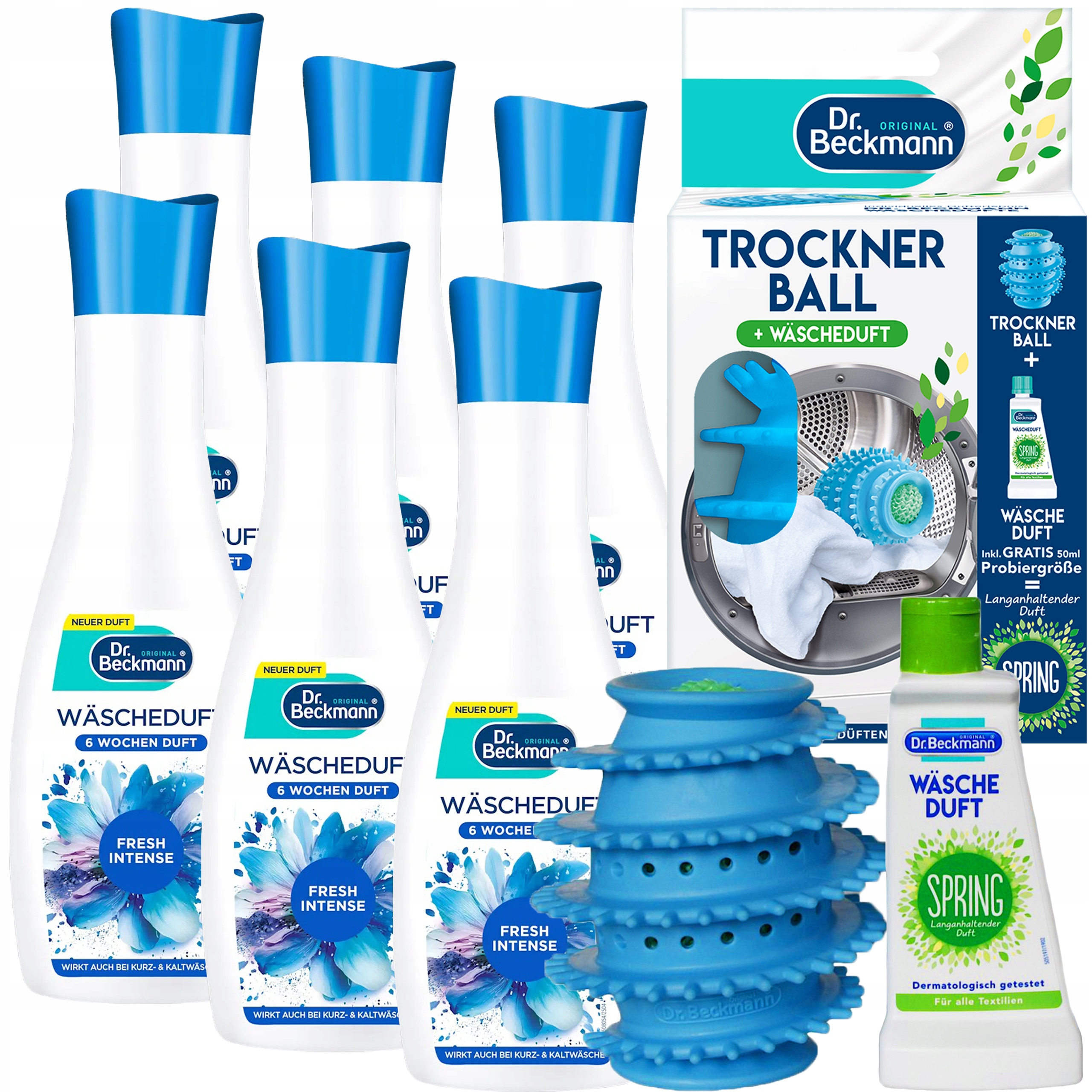 Dr. Beckmann Kula do sušiček parfém do prádla Fresh Svěžest 6 x 250 ml