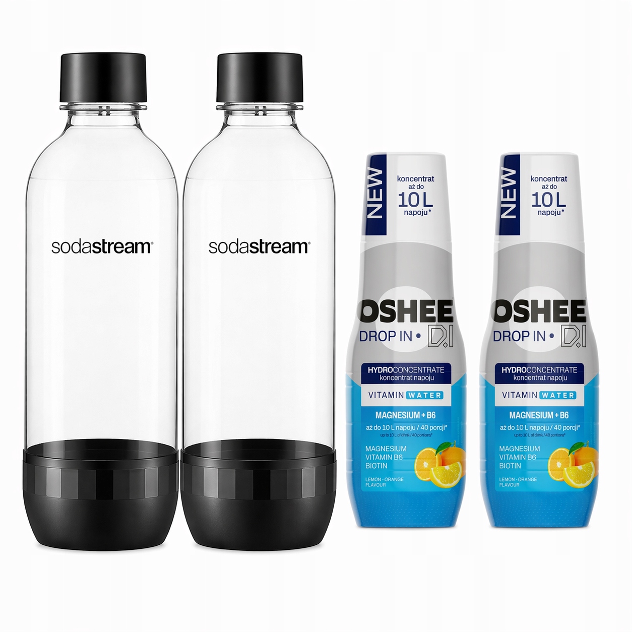koncentrát Oshee Sirup Lahve Do Saturatoru SodaStream Classic 1L 2+2