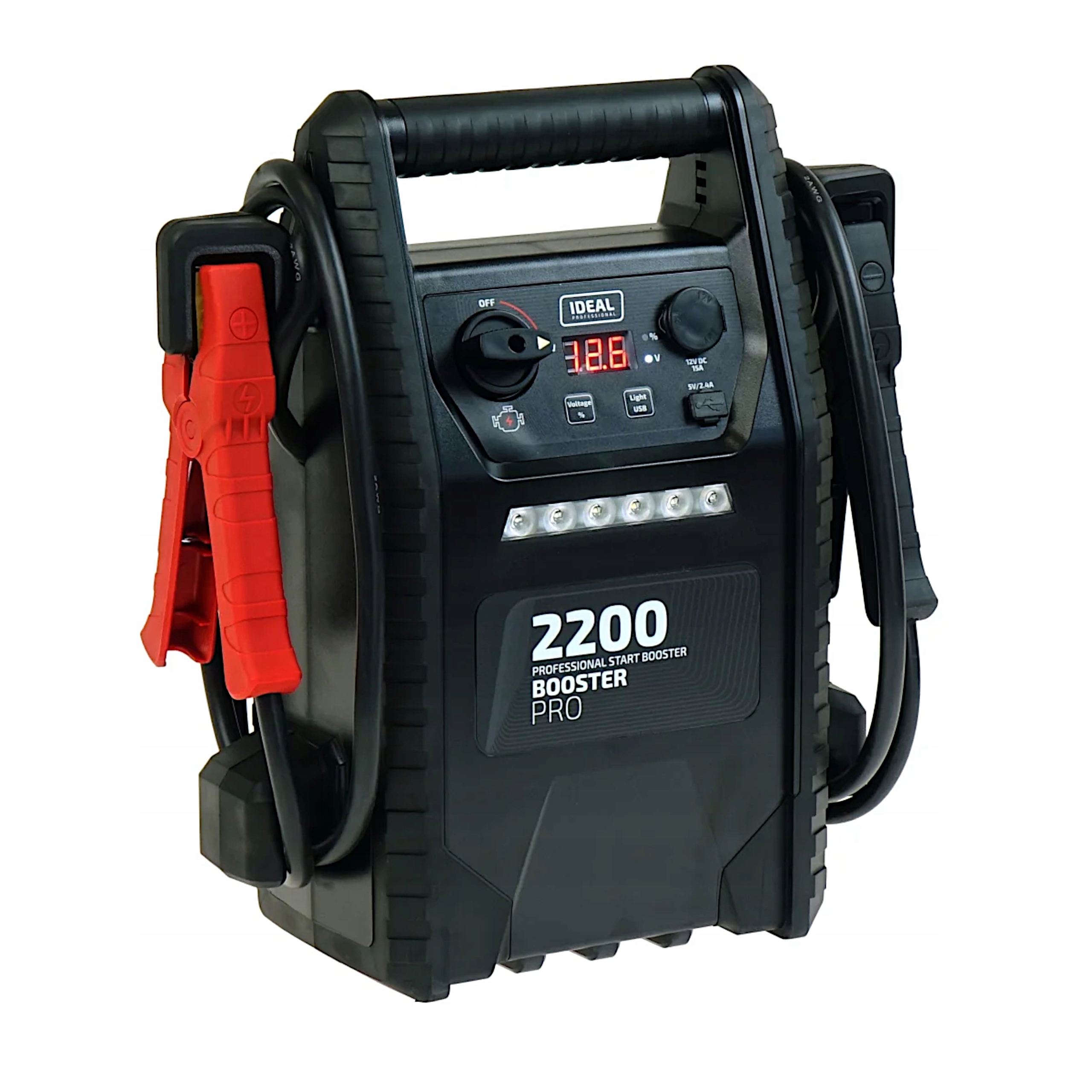 Štartovacie Zariadenie Ideal Booster 2200 Pro 12V Akumulátor 22 Ah