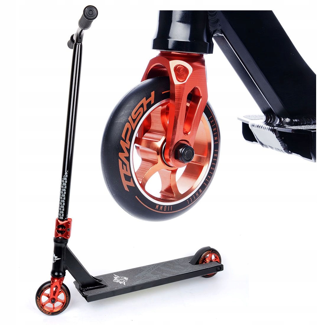 Freestyle koloběžka Tempish Big Boy 2, váha 5,2 kg, zesílená volant