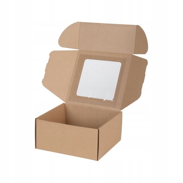 

Pudełko z okienkiem 20x20x5 cm 10szt 200x200x50 mm