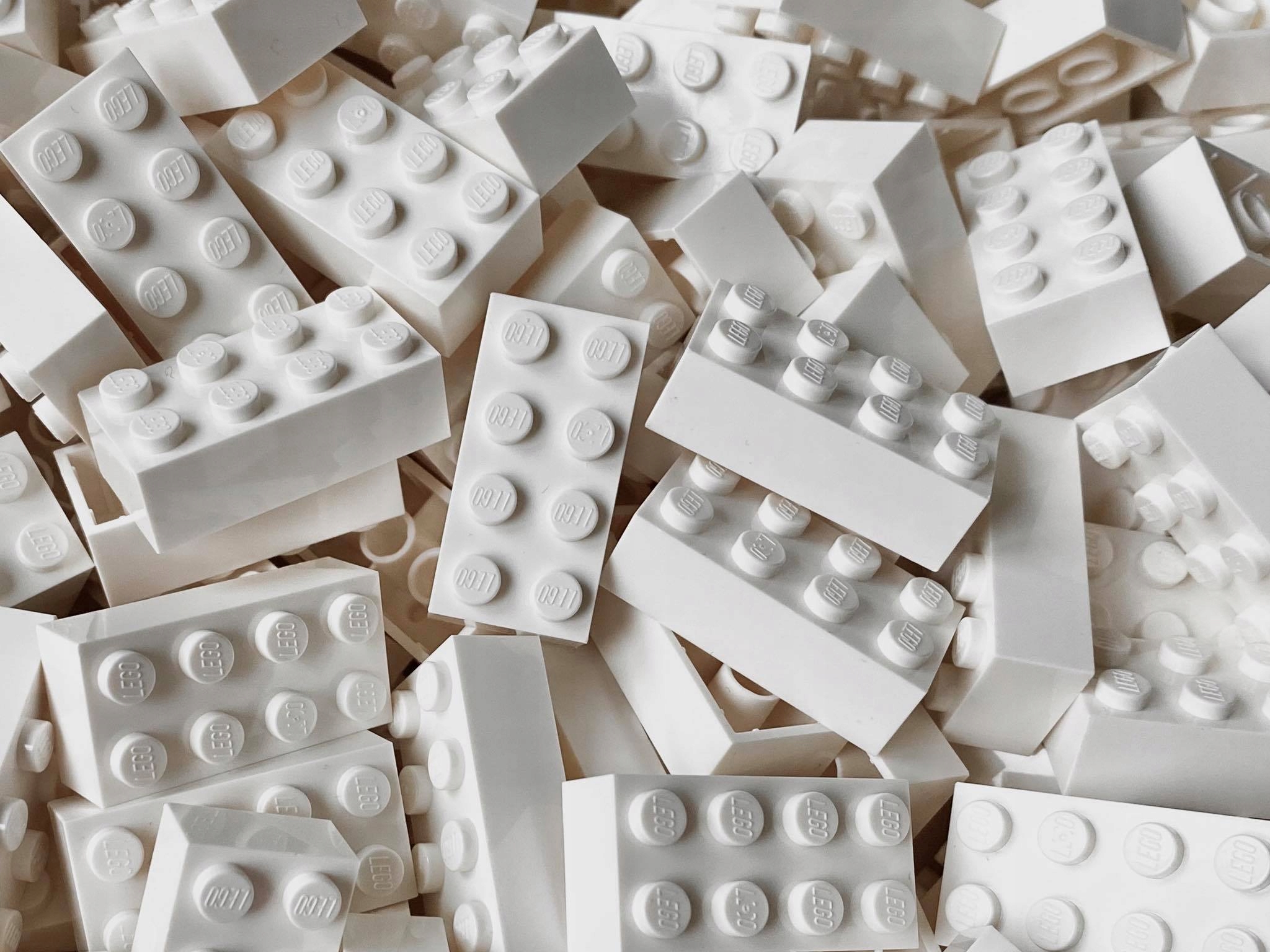 

Lego 3001 brick cegła 2x4 biały 10 szt Nowe