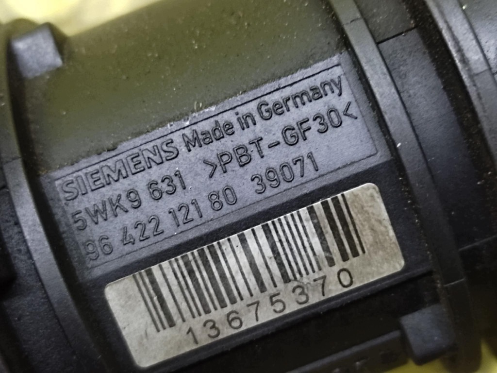 CITROEN C3 1.4 HDI luftmassenmesser 9642212180