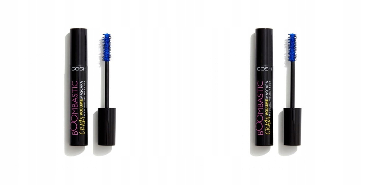 2x Gosh Tusz do rzęs Boombastic Crazy Mascara 002 Crazy Blue