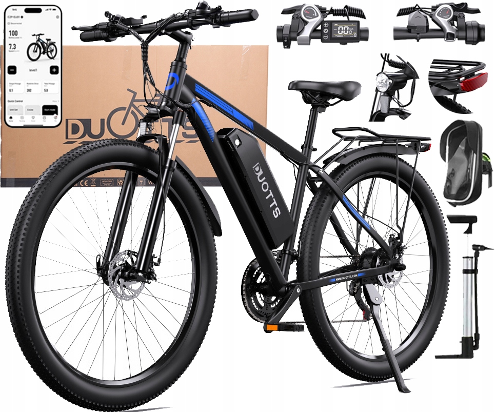 Pojazd Elektryczny Duotts C29 1000W 15AH 55KM/H 100KM Pánské/Ženské App