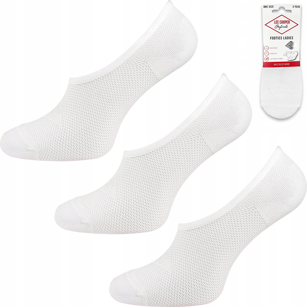Baleríny ponožky Lee Cooper Kotníkové Ponožky Krátké 3-PAK