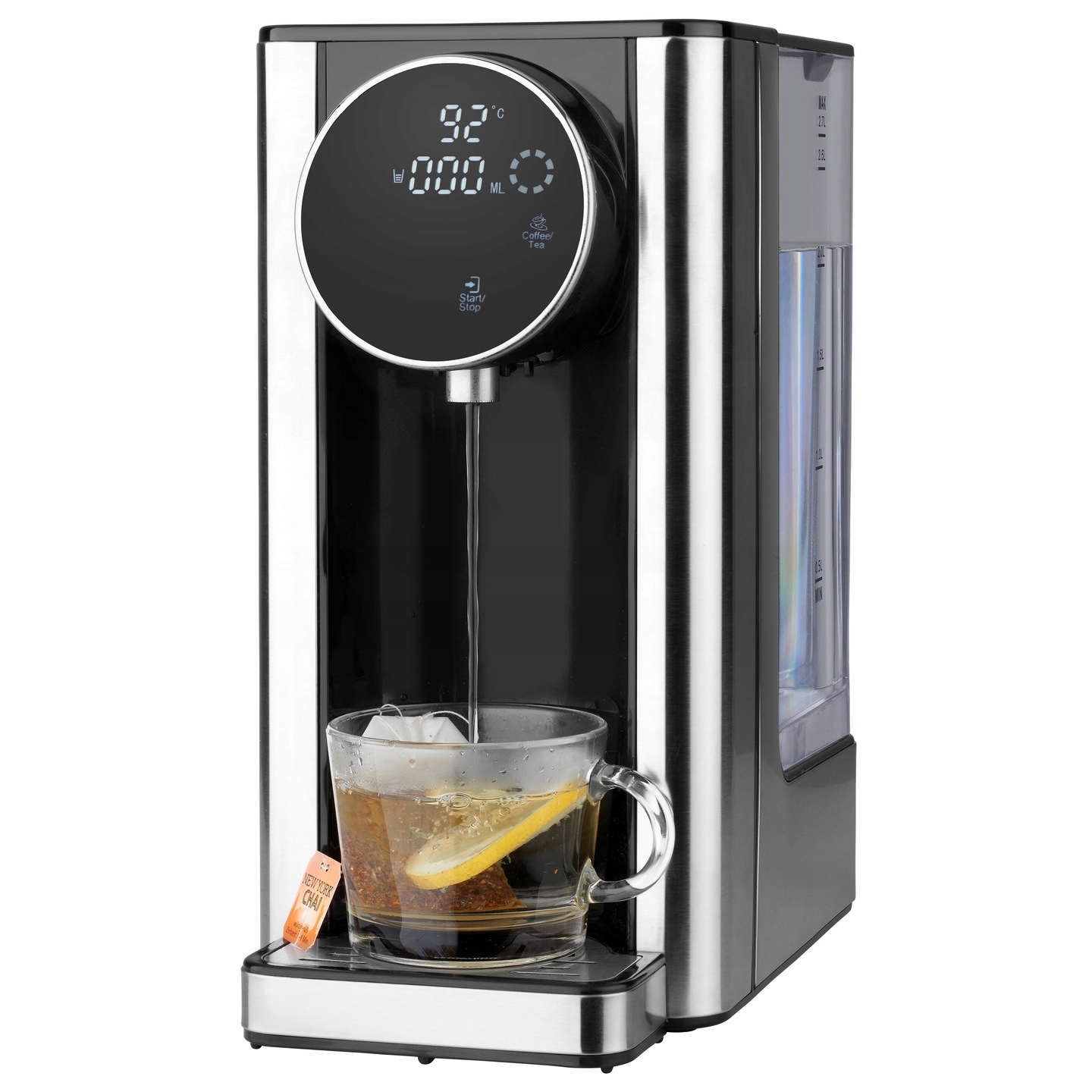 DYSTRYBUTOR PODGRZEWACZ DOZOWNIK GORĄCEJ WODY WRZĄTKU CZAJNIK 2,7L LED Moc 2600 W