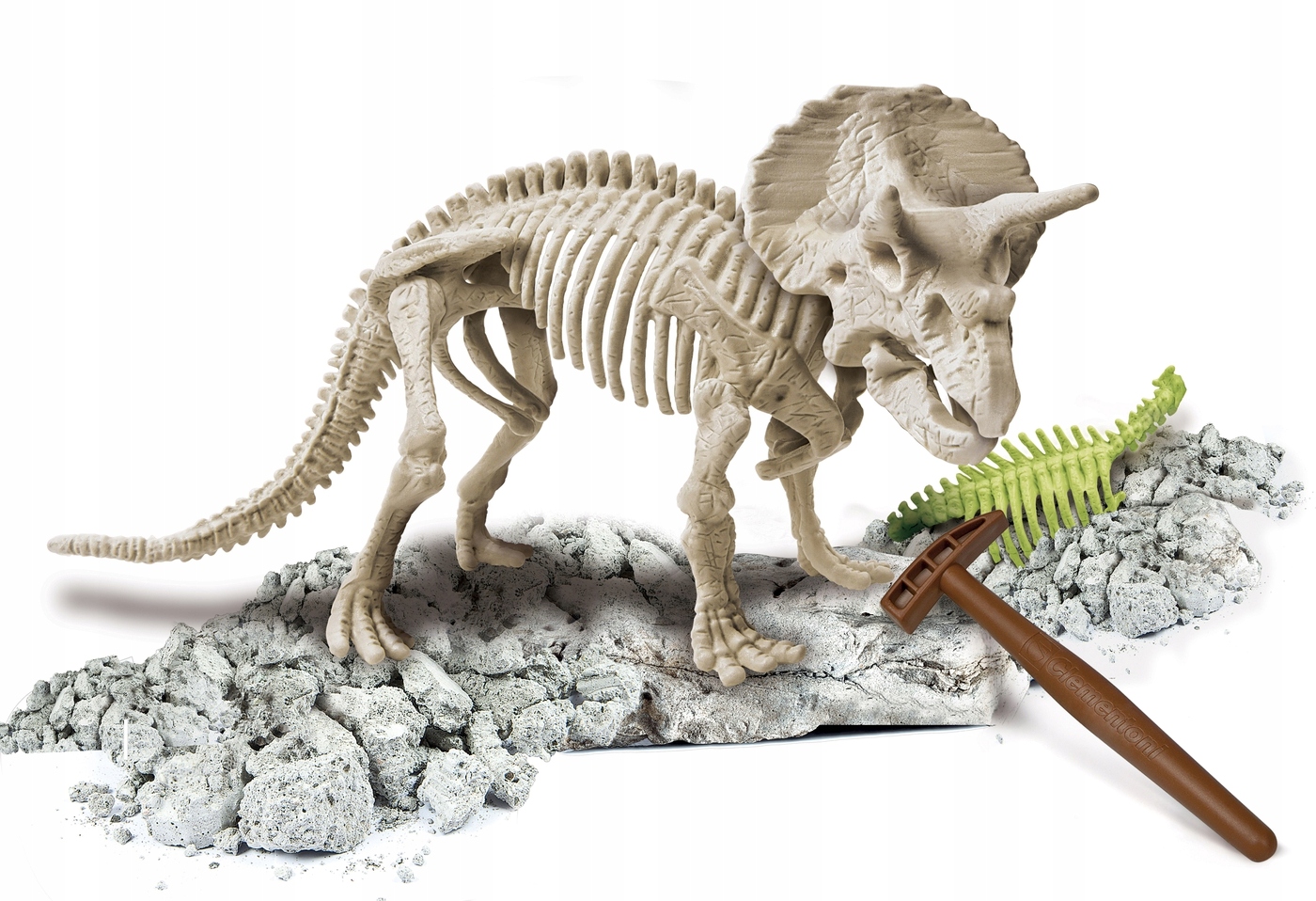 

Skamieniałości Triceratops Fluo clementoni 60892
