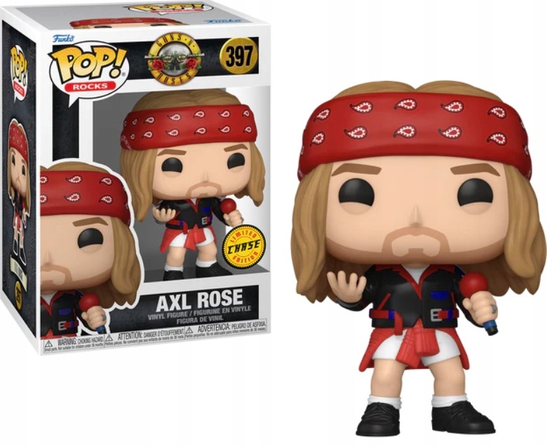 Funko Pop! Gun N Roses Pop Rocks 397 Axel Rose (80. léta) Figurka Chase